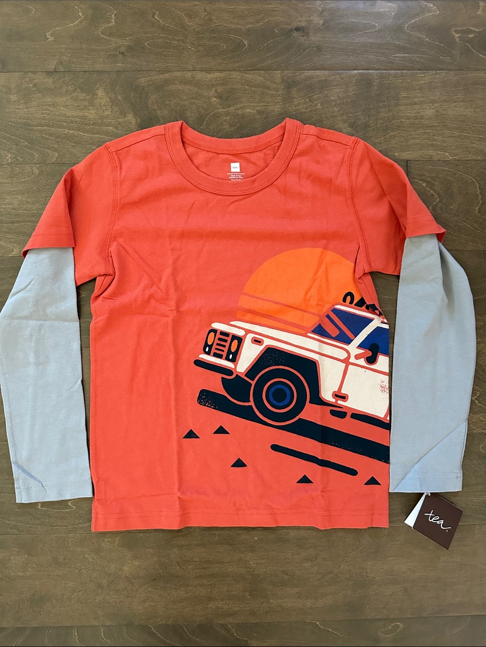 New Tea Collection Tee, Size L (8-10).